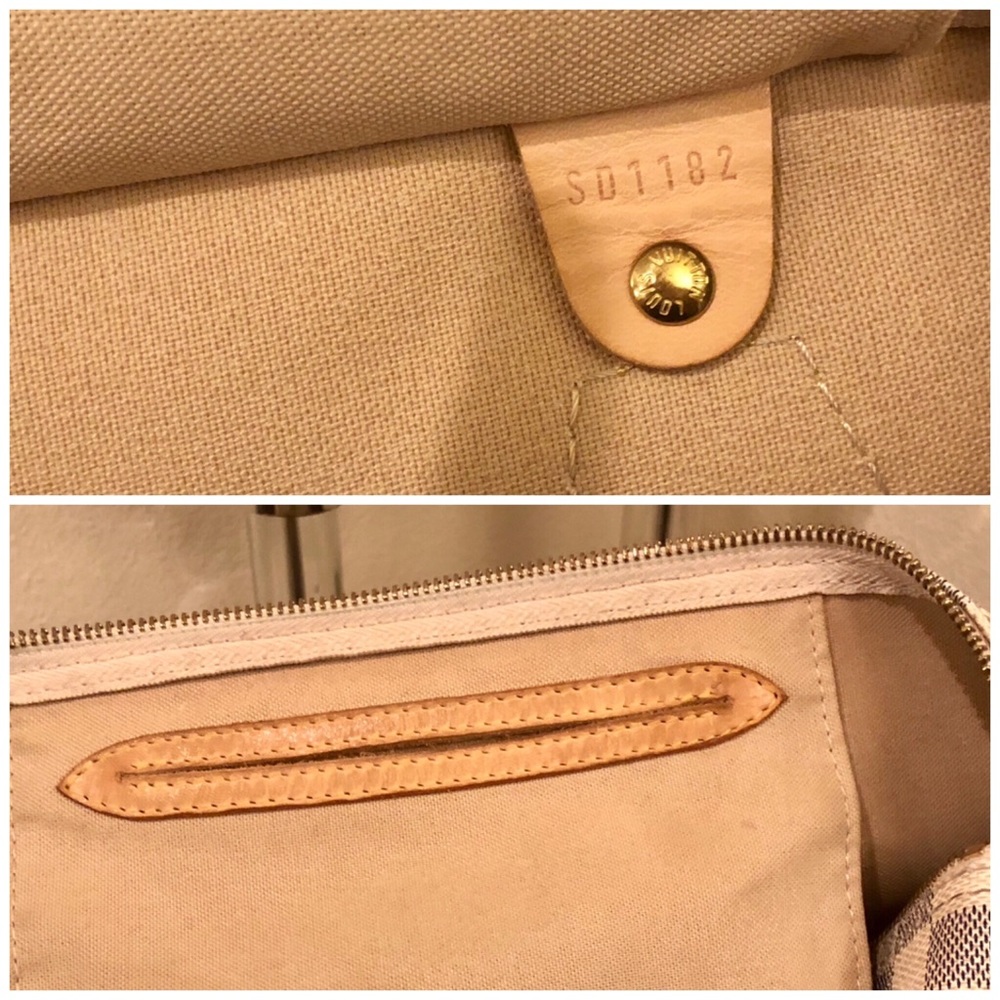 Authentic Louis Vuitton Speedy Damier Azur - Picture 4 of 8